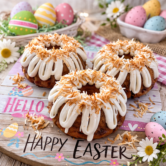 Mini Carrot Bunt Cake each