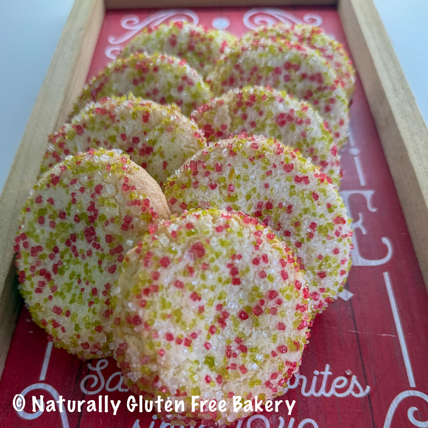 Christmas Coloured Sugar Cookies 10 pk