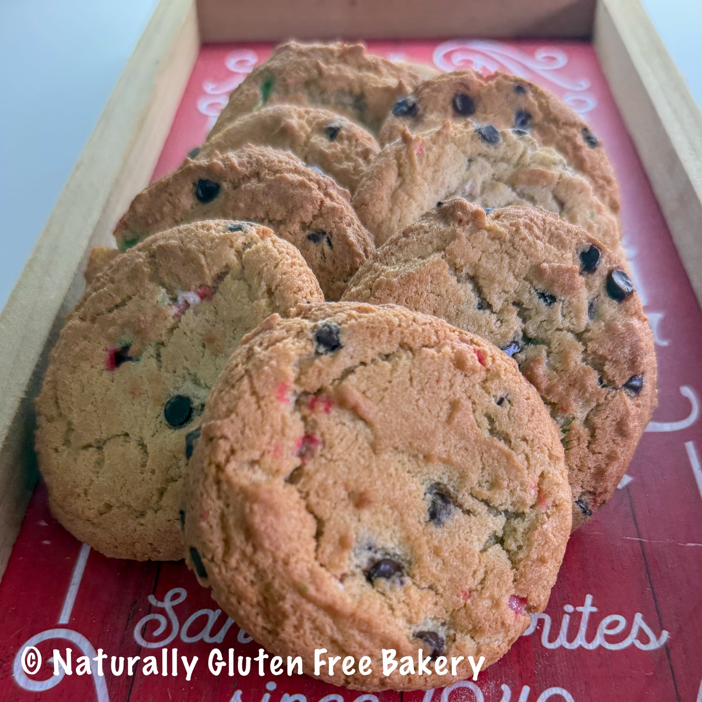 Peppermint Chocolate Chip Cookies 10 pk