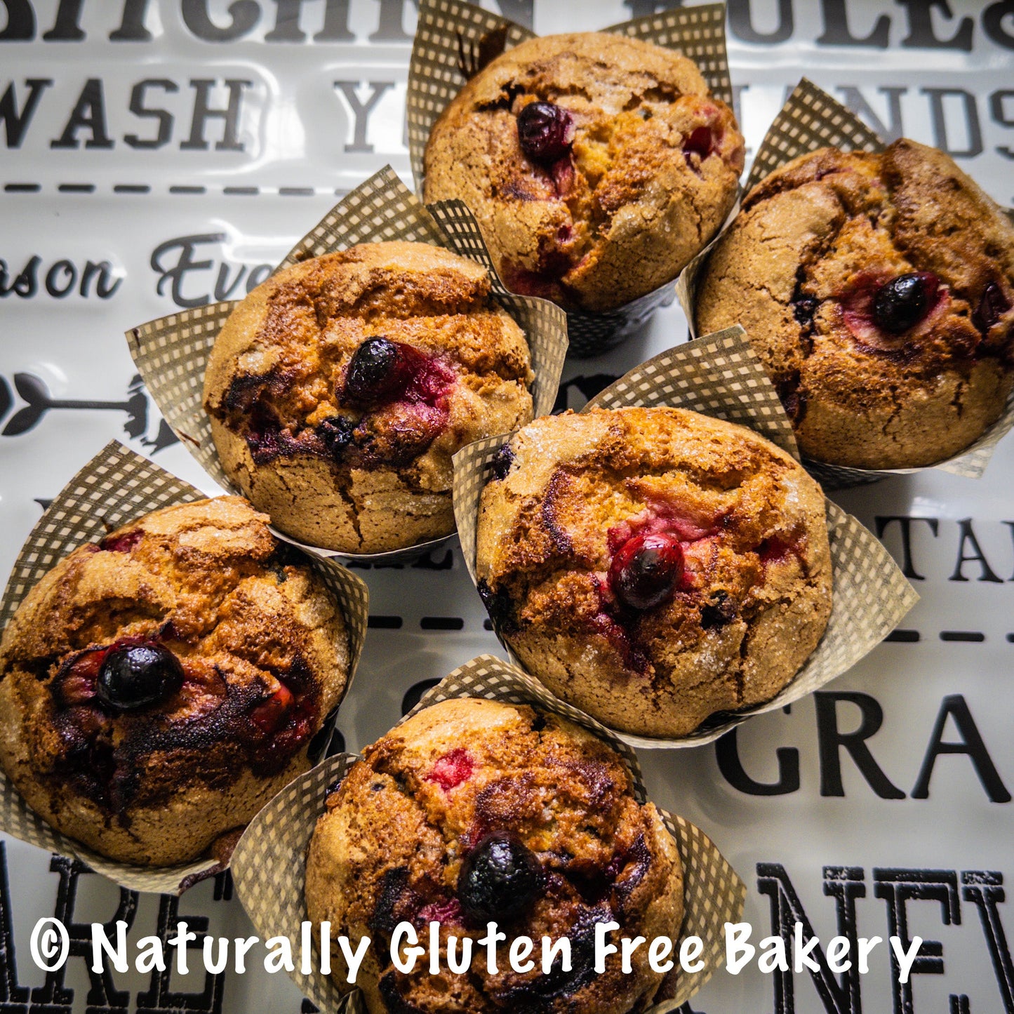 Blueberry Cranberry Muffins 6pk