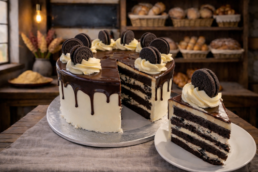 Cookies 'n Cream Cake 8" round 3 layer