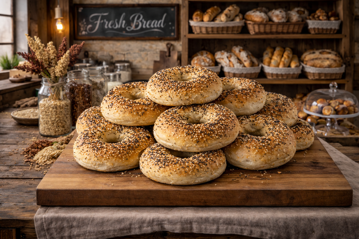 Bagels Everything 4pk.