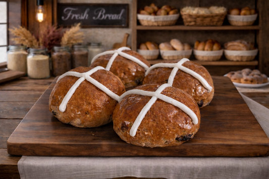 Hot Cross Buns 4 pk