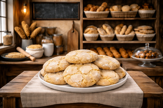 Lemon Crackle Cookies 8 pk