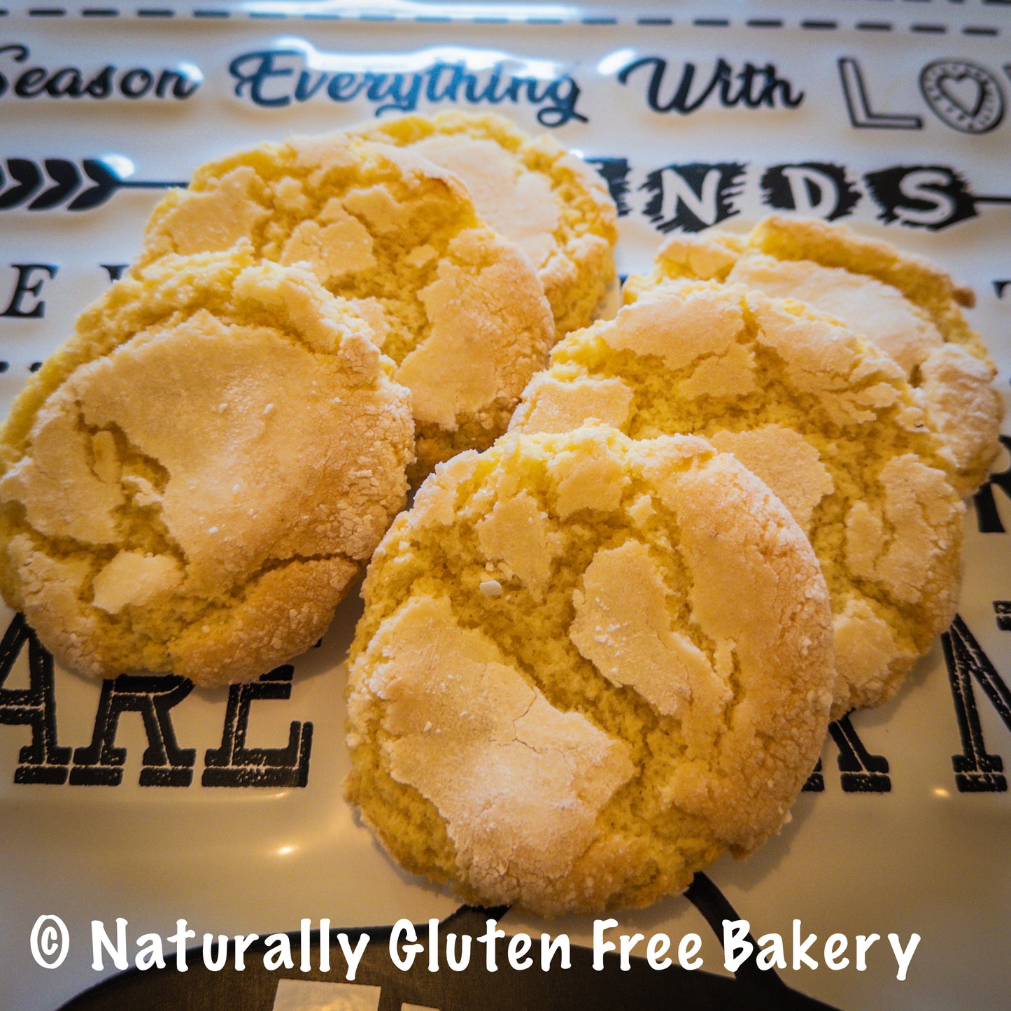 Lemon Crackle Cookies 6pk