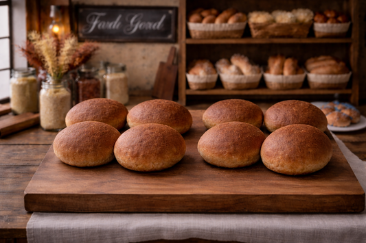 White Burger Buns 12pk (hamburger buns)