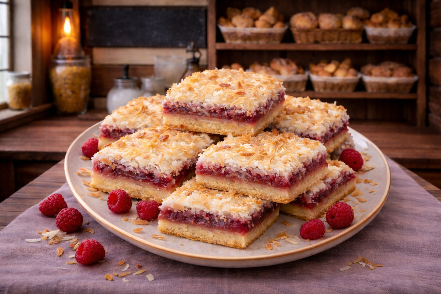Raspberry Squares 8 pack