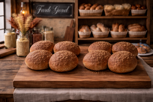 Sesame Burger Buns 4pk