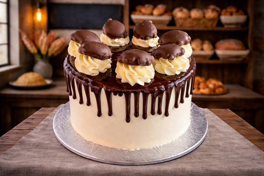 Turtle Dessert Cake 8" round 3 Layer